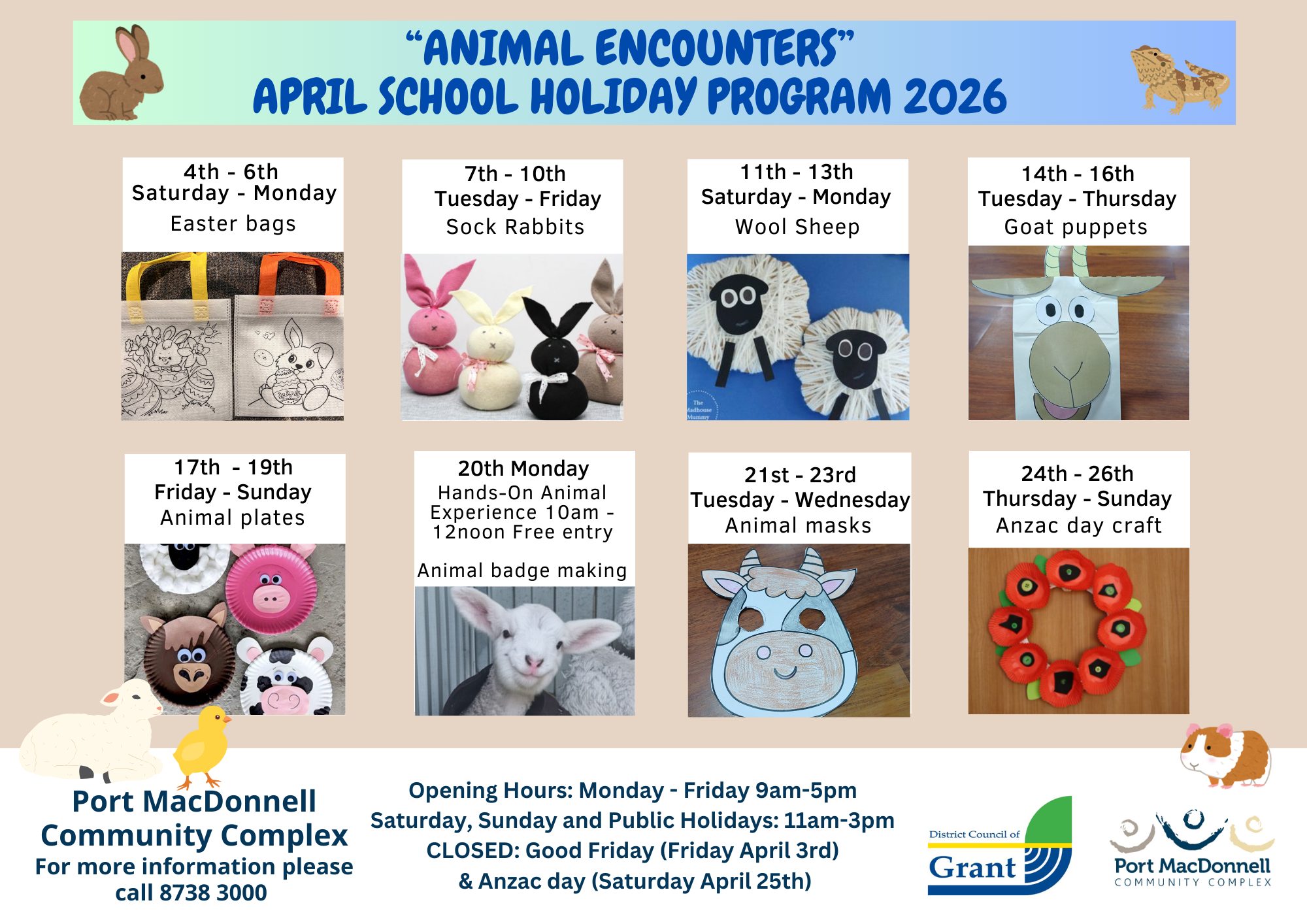 April school holiday program